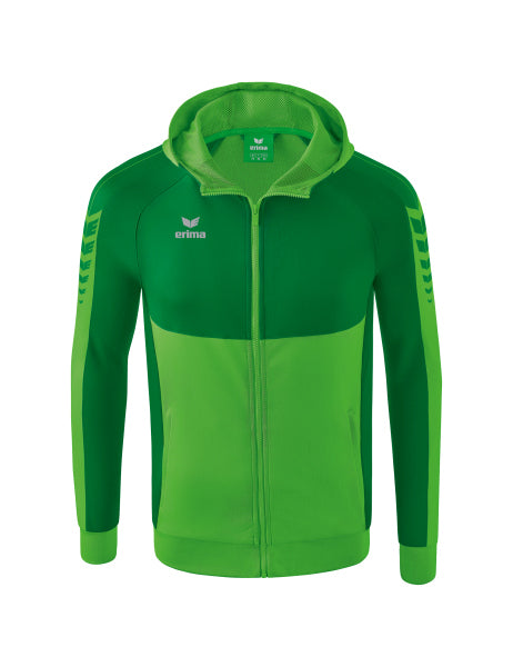 Erima - Six Wings Trainingsjack Met Capuchon - Green/Smaragd