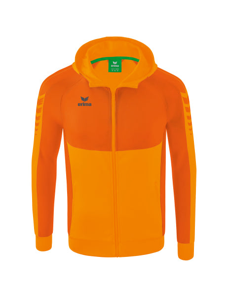 Erima - Six Wings Trainingsjack Met Capuchon - New Orange/Oranje