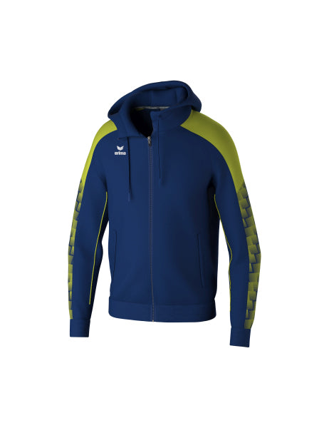 Erima - Evo Star Trainingsjack Met Capuchon - New Navy/Lime