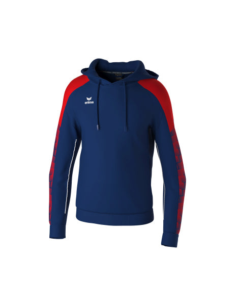 Erima - Evo Star Sweatshirt Met Capuchon - New Navy/Rood