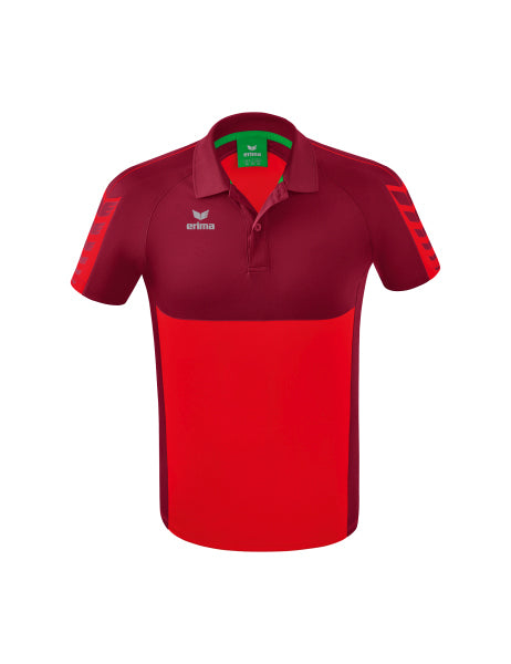 Erima - Six Wings Polo - Rood/Bordeaux