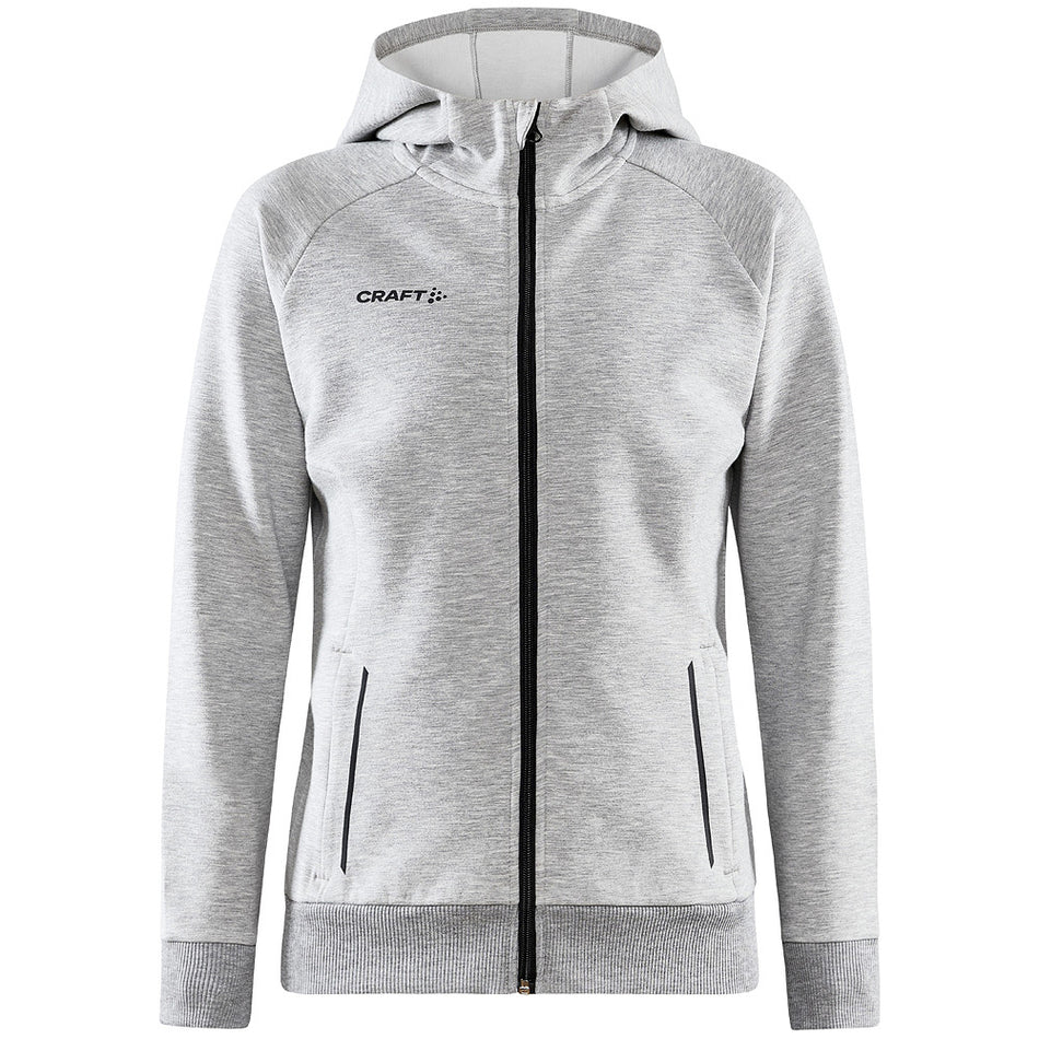 Craft - Core Soul Full Zip Hood W - Grey Melange