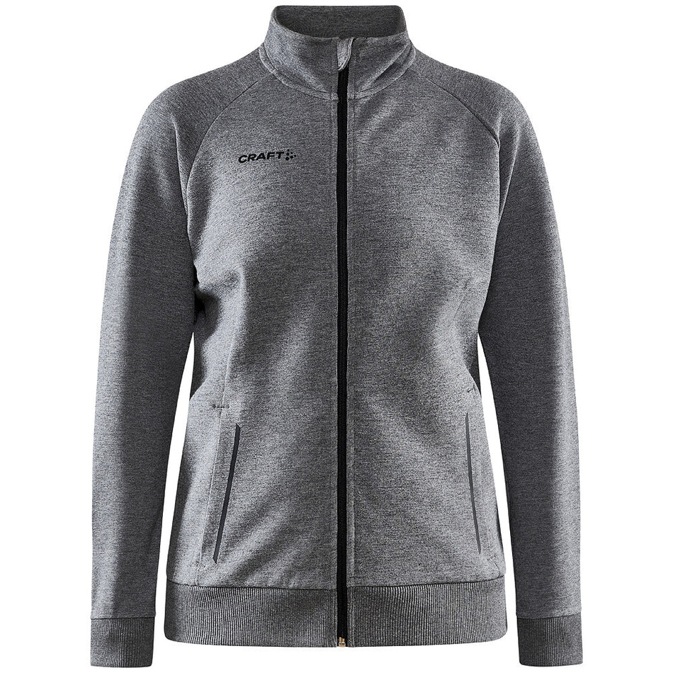 Craft - Core Soul Full Zip Jkt W - Dk Grey Melange