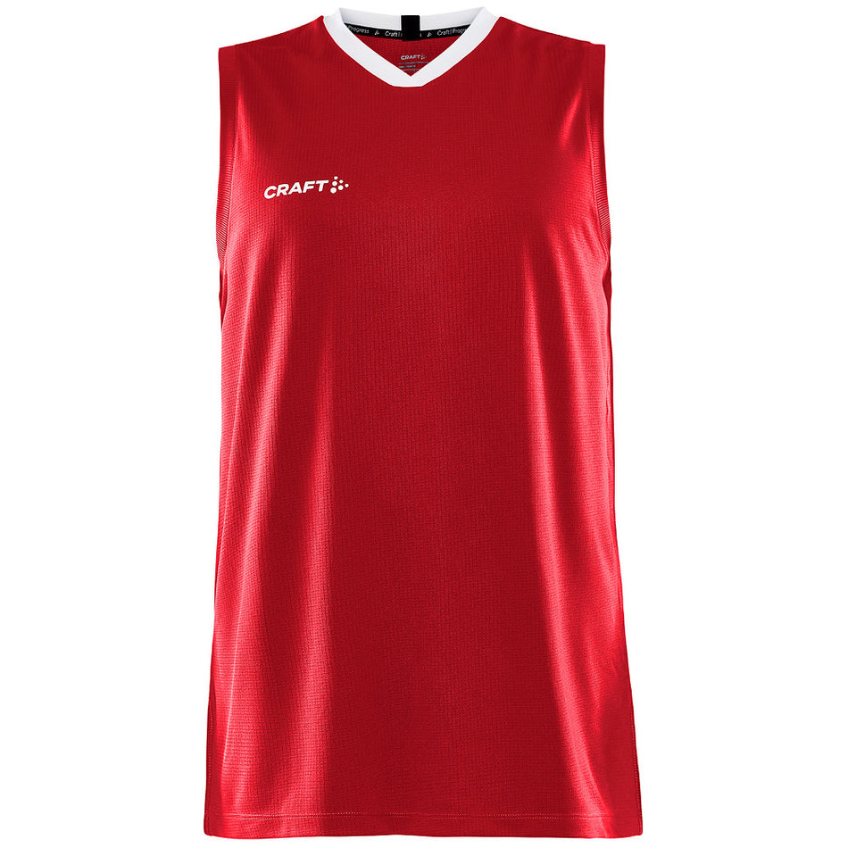 Craft - Progress Basket Singlet M - Bright Red