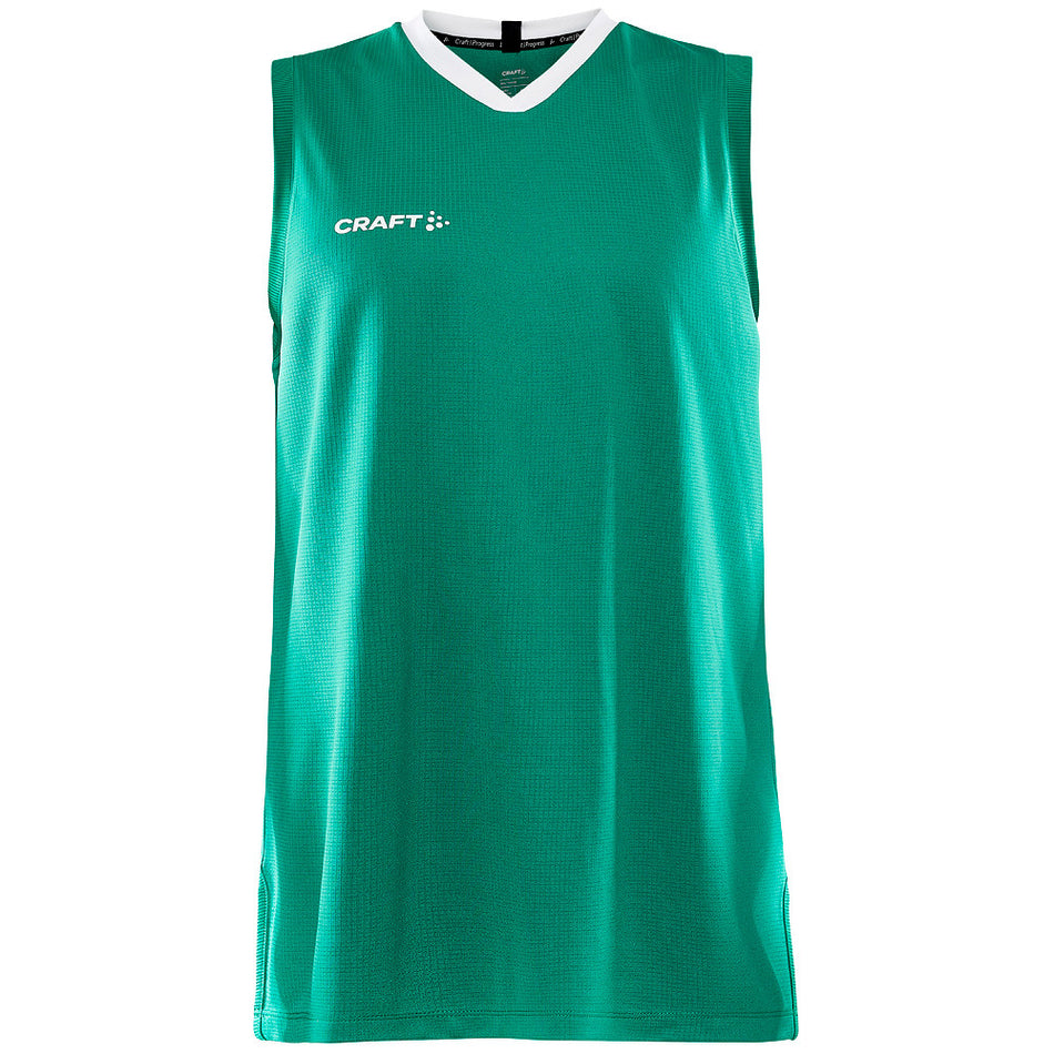 Craft - Progress Basket Singlet M - Team Green