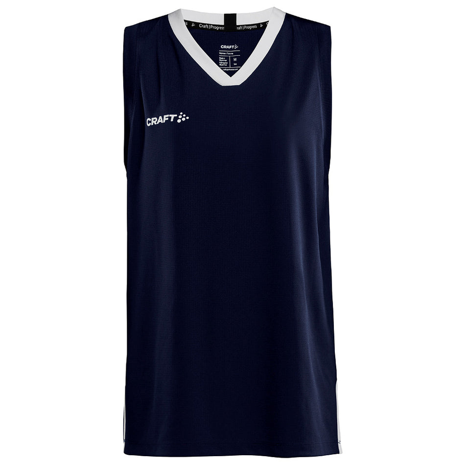 Craft - Progress Basket Singlet Jr - Navy