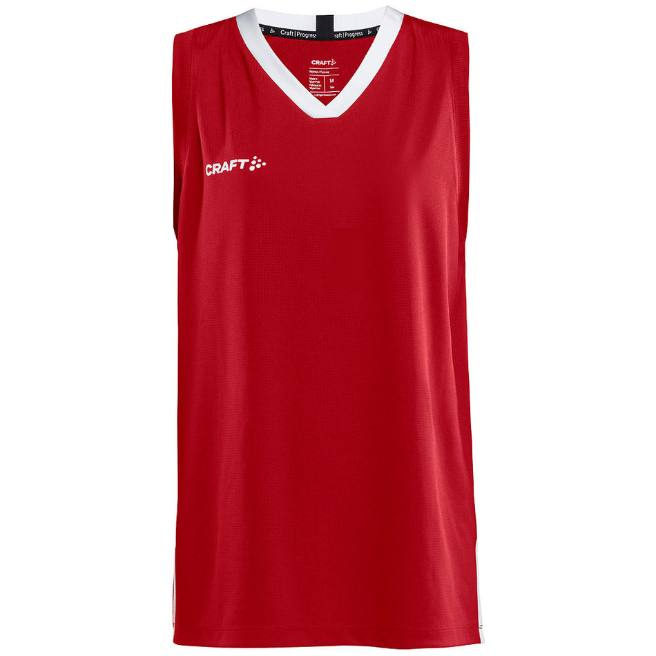 Craft - Progress Basket Singlet Jr - Bright Red