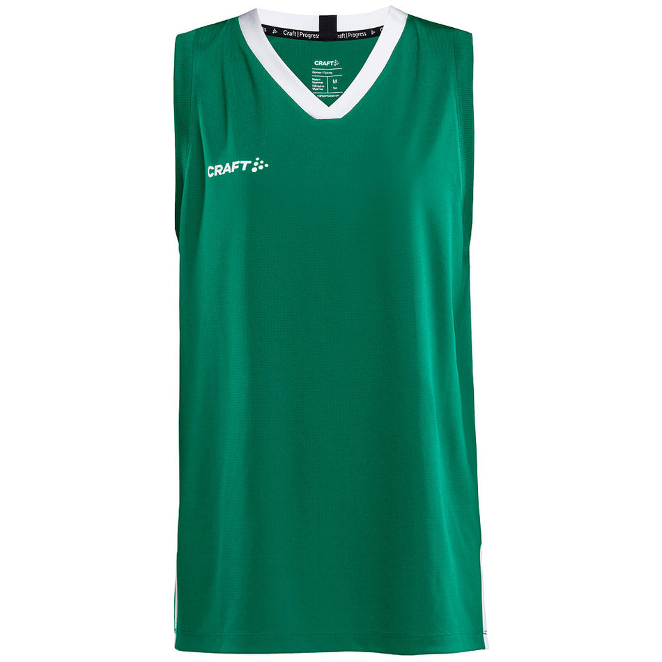 Craft - Progress Basket Singlet Jr - Team Green