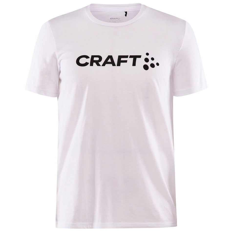 Craft - Community Logo Ss Tee M - White-Melange