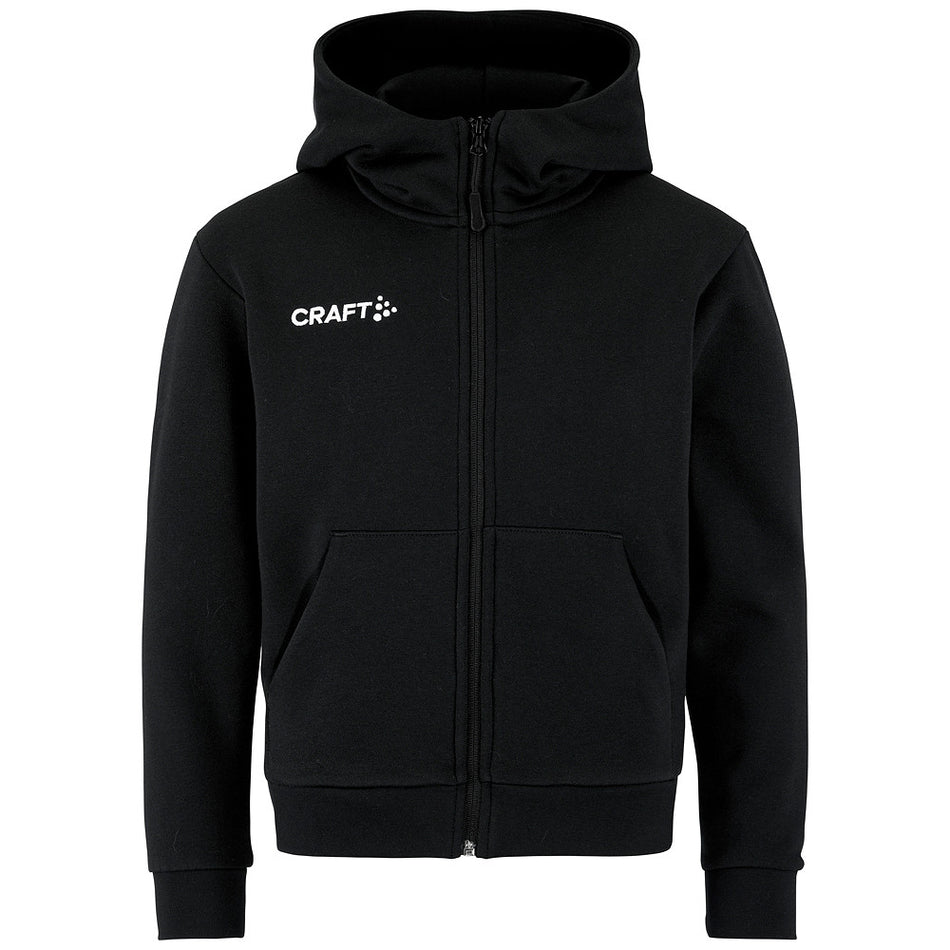 Craft - Community 2.0 Fz Hoodie Jr - Black