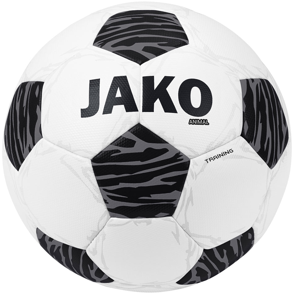 Jako - Trainingsbal Animal  - Wit/Zwart/Steengrijs