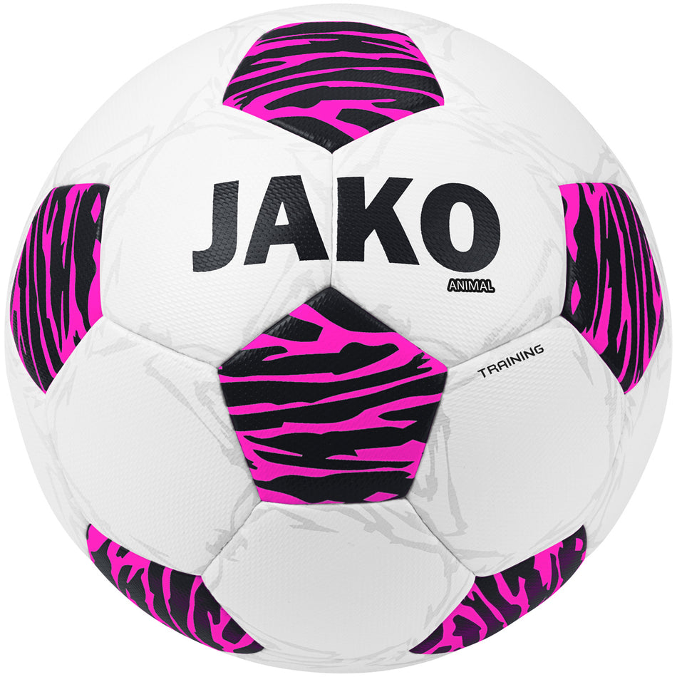 Jako - Trainingsbal Animal  - Wit/Pink/Zwart