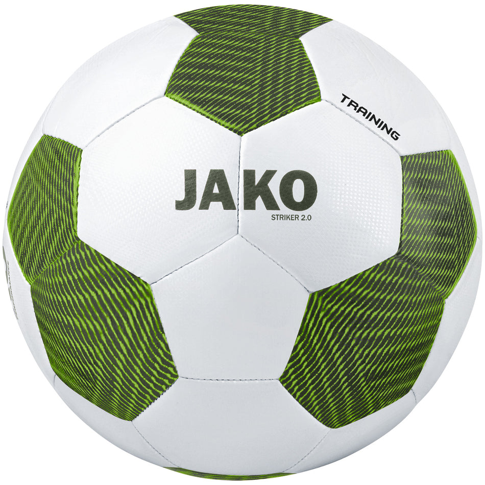 Jako - Trainingsbal Striker 2.0 - Wit/Kaki/Fluogroen