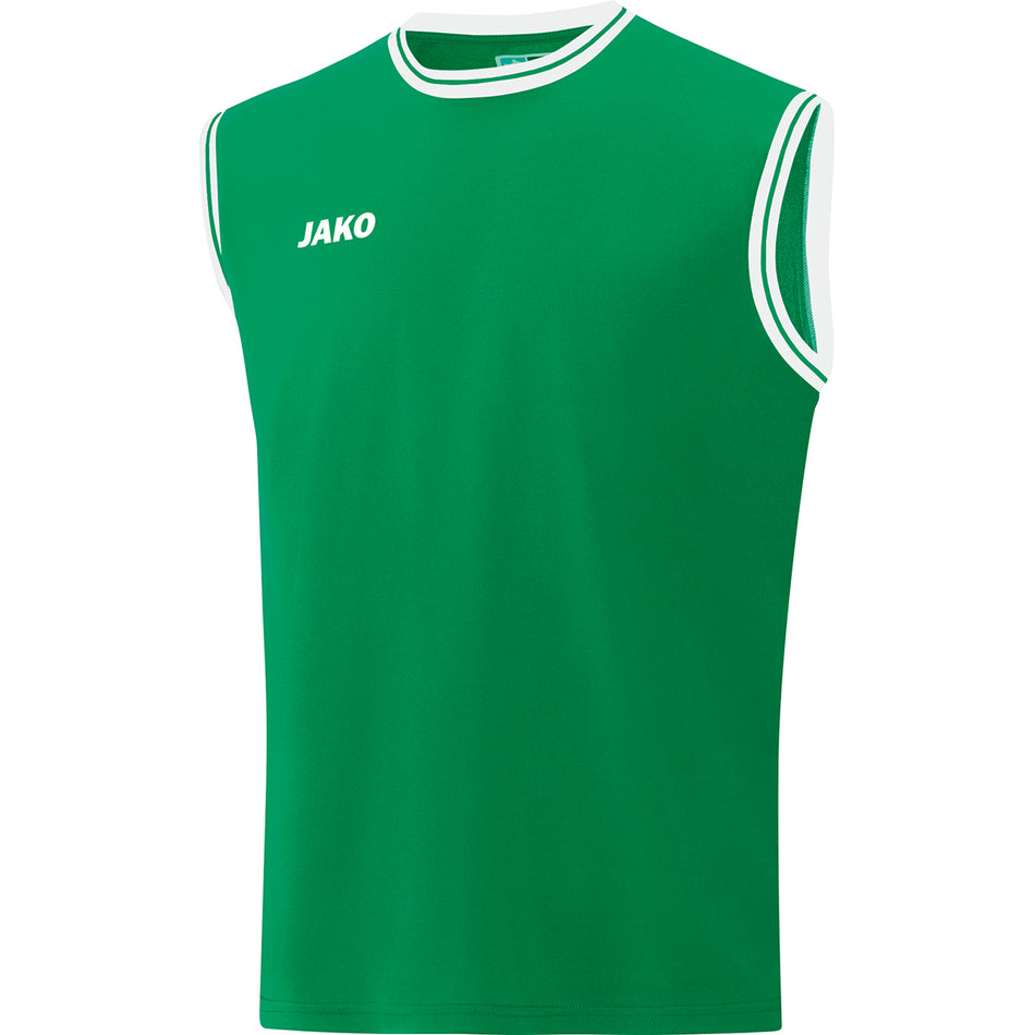 Jako - Shirt Center 2.0 - Sportgroen/Wit