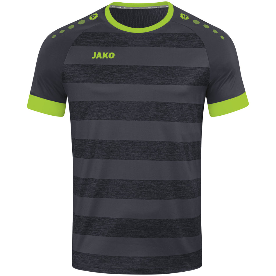 Jako - Shirt Celtic Melange Km - Antraciet/Lemon