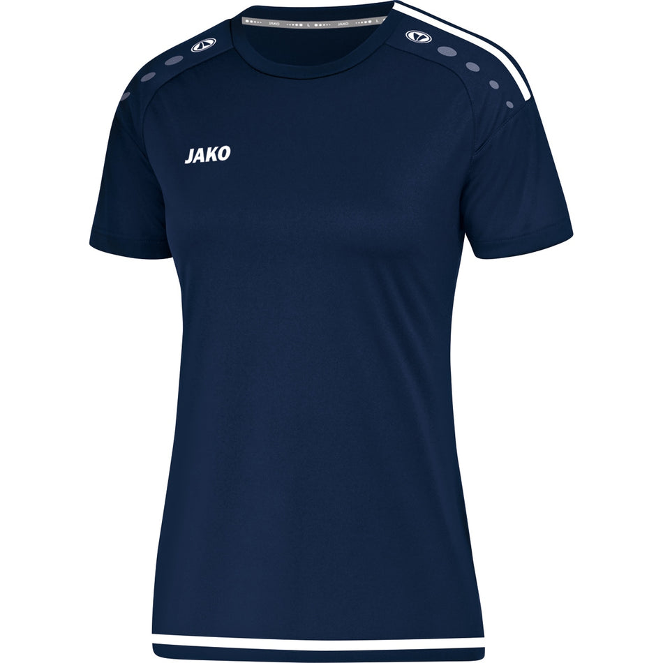 Jako - Shirt Striker 2.0 Km Dames - Marine/Wit