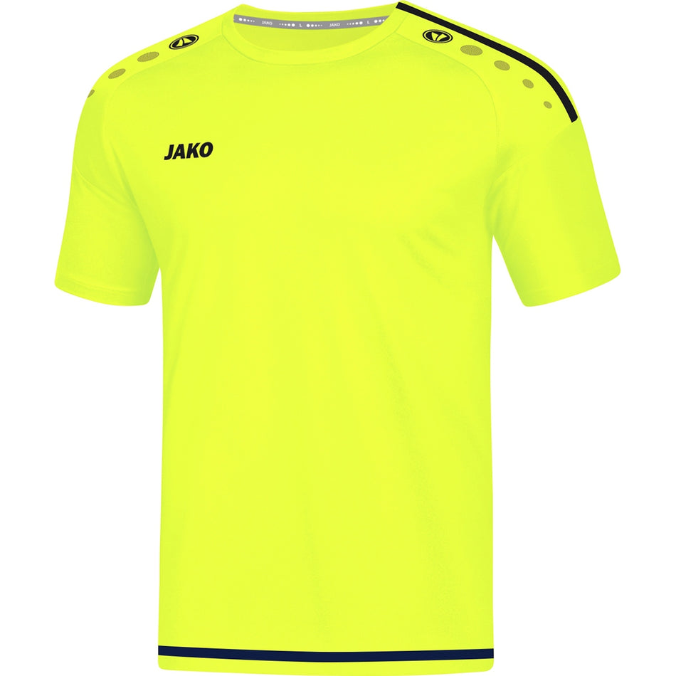 Jako - Shirt Striker 2.0  Km - Fluogeel/Zwart