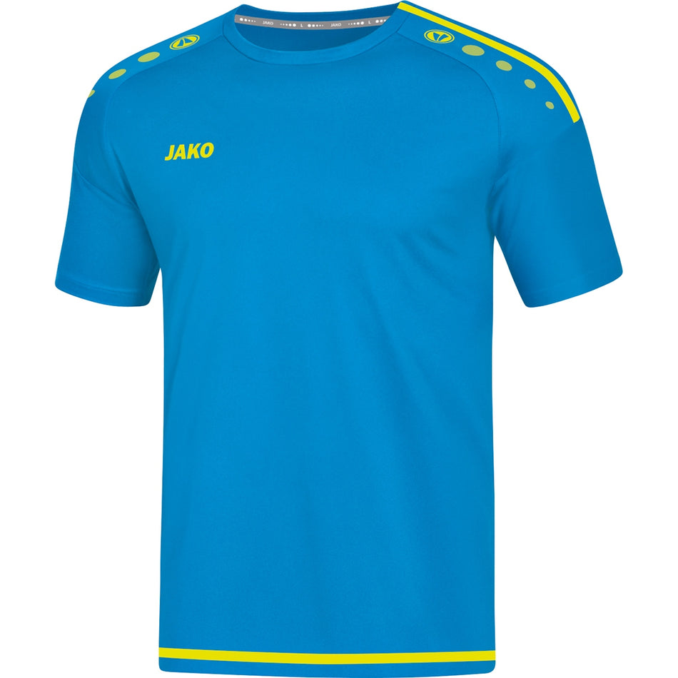 Jako - Shirt Striker 2.0  Km - Jako-Blauw/Fluogeel