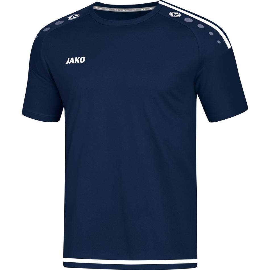 Jako - Shirt Striker 2.0  Km - Marine/Wit