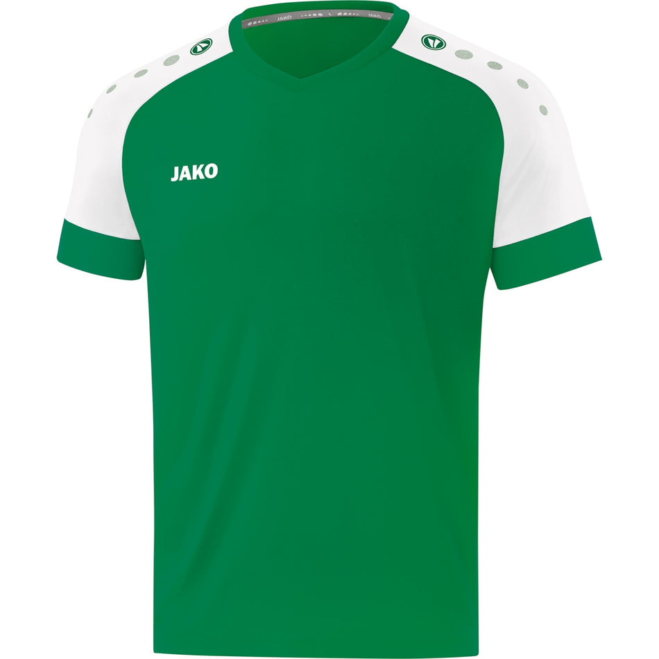 Jako - Shirt Champ 2.0 Km - Sportgroen/Wit