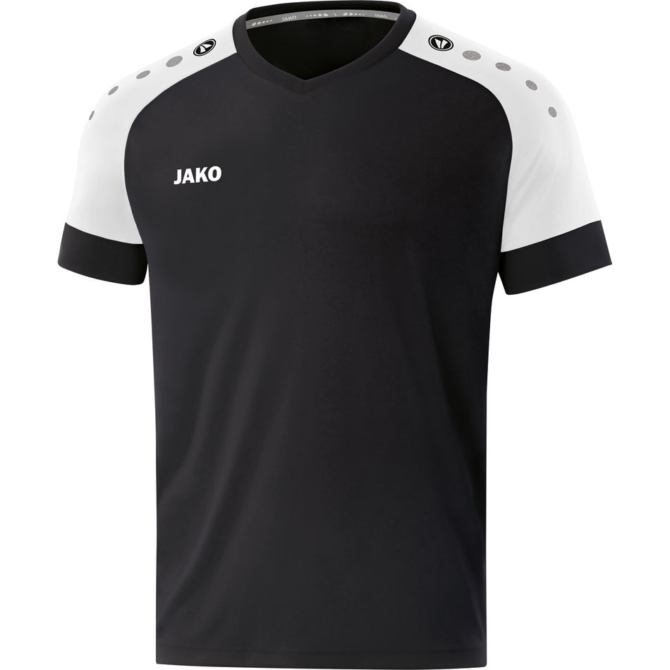 Jako - Shirt Champ 2.0 Km - Zwart/Wit