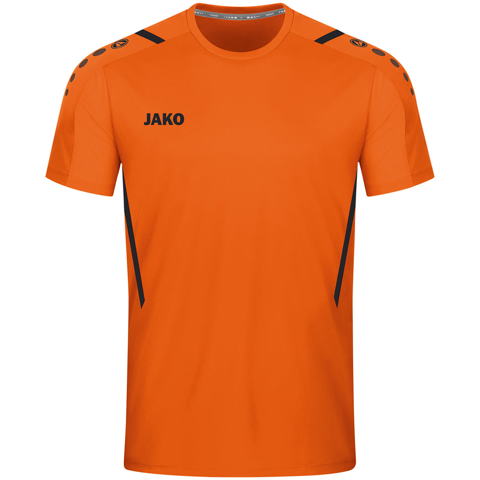 Jako - Shirt Challenge - Fluo Oranje/Zwart