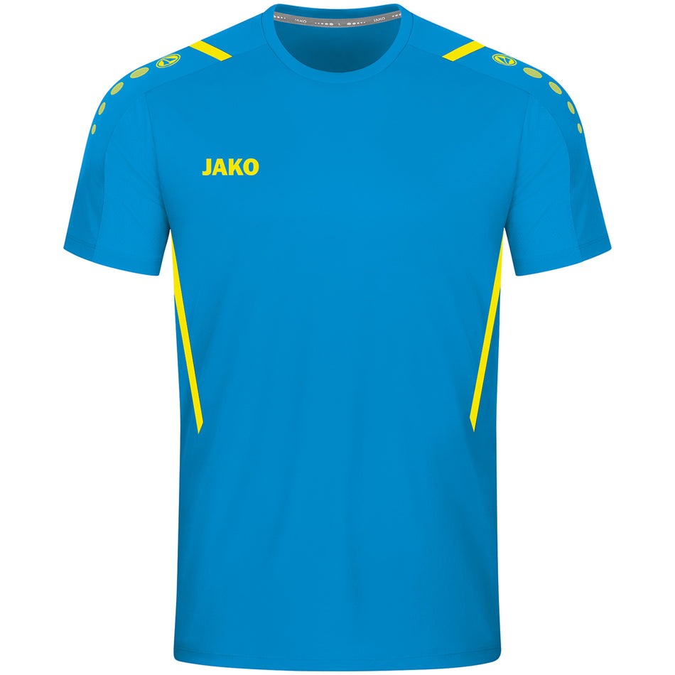 Jako - Shirt Challenge - Jako Blauw/Fluogeel