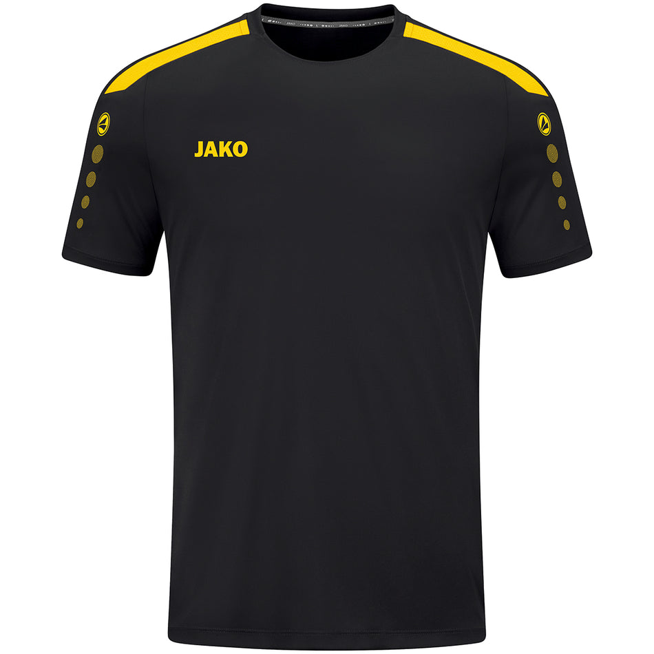 Jako - Shirt Power Km - Zwart/Citroen