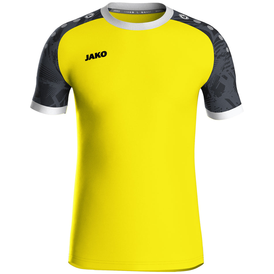 Jako - Shirt Iconic Km - Zachtgeel/Zwart