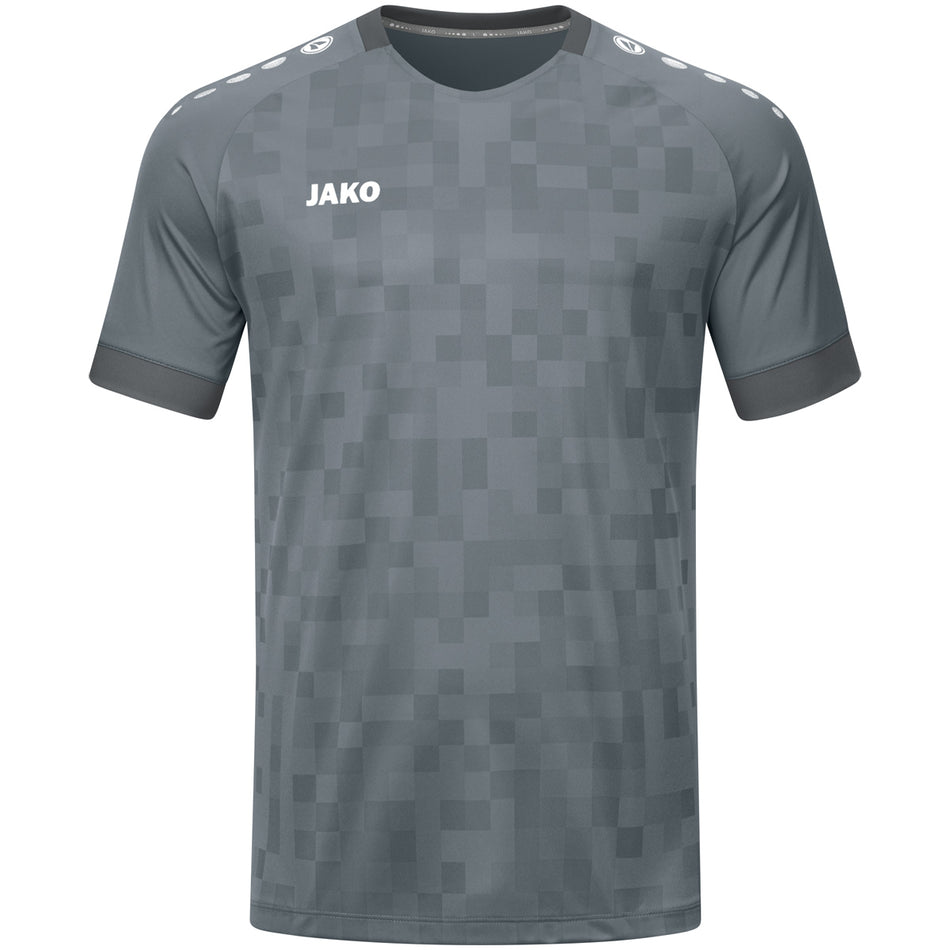 Jako - Shirt Pixel Km - Steengrijs