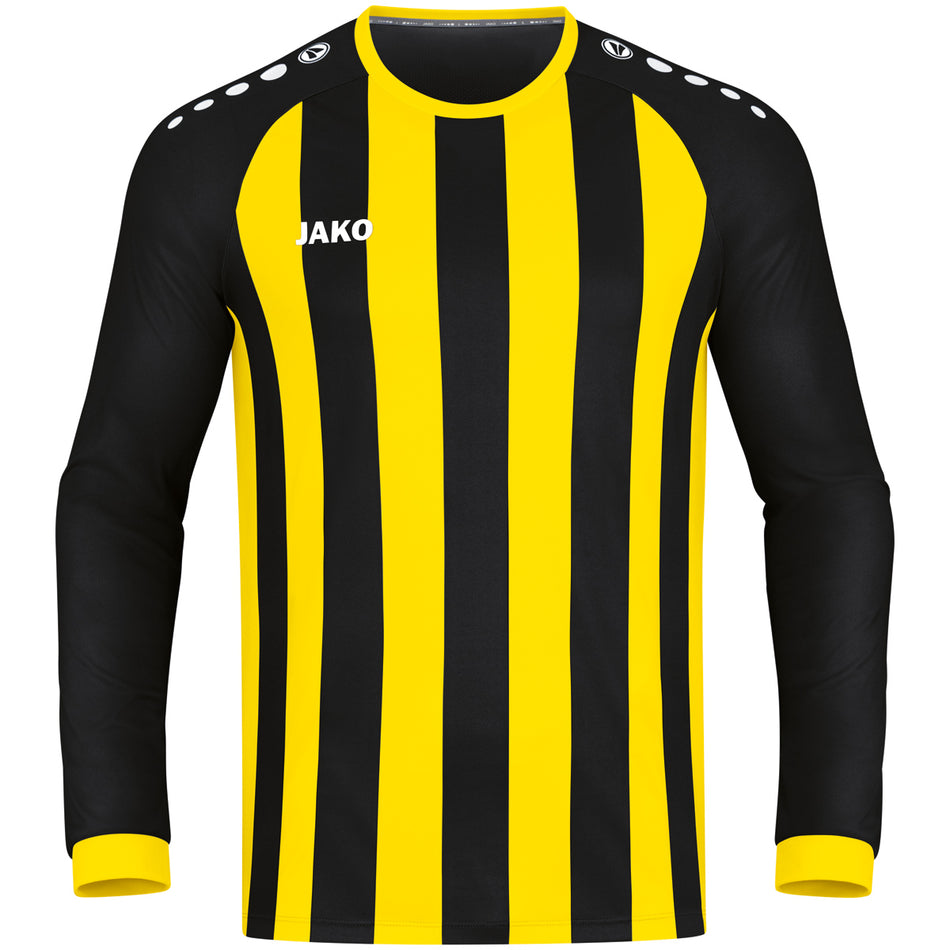 Jako - Shirt Inter Lm - Zwart/Citroen