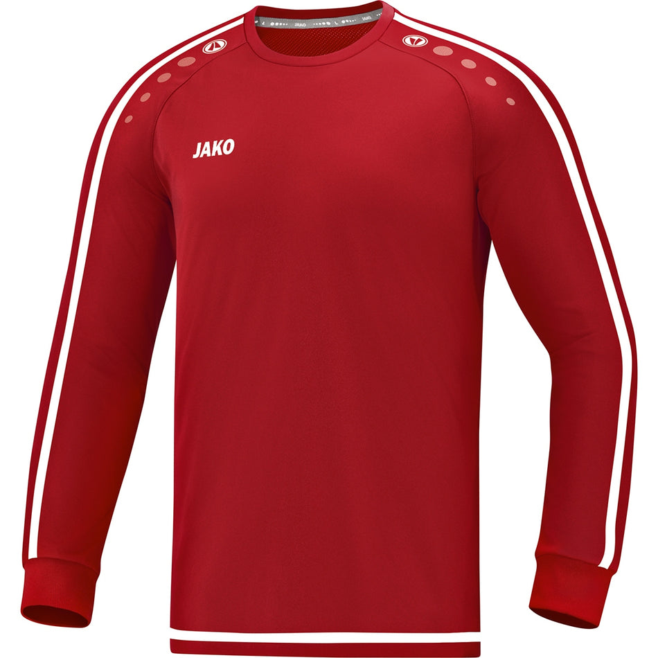 Jako - Shirt Striker 2.0 Lm - Chilirood/Wit