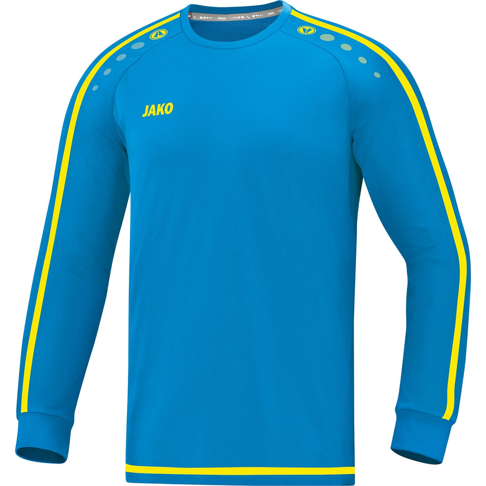 Jako - Shirt Striker 2.0 Lm - Jako-Blauw/Fluogeel