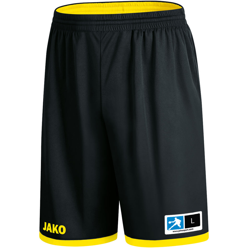 Jako - Reversible Short Change 2.0 - Zwart/Citroen