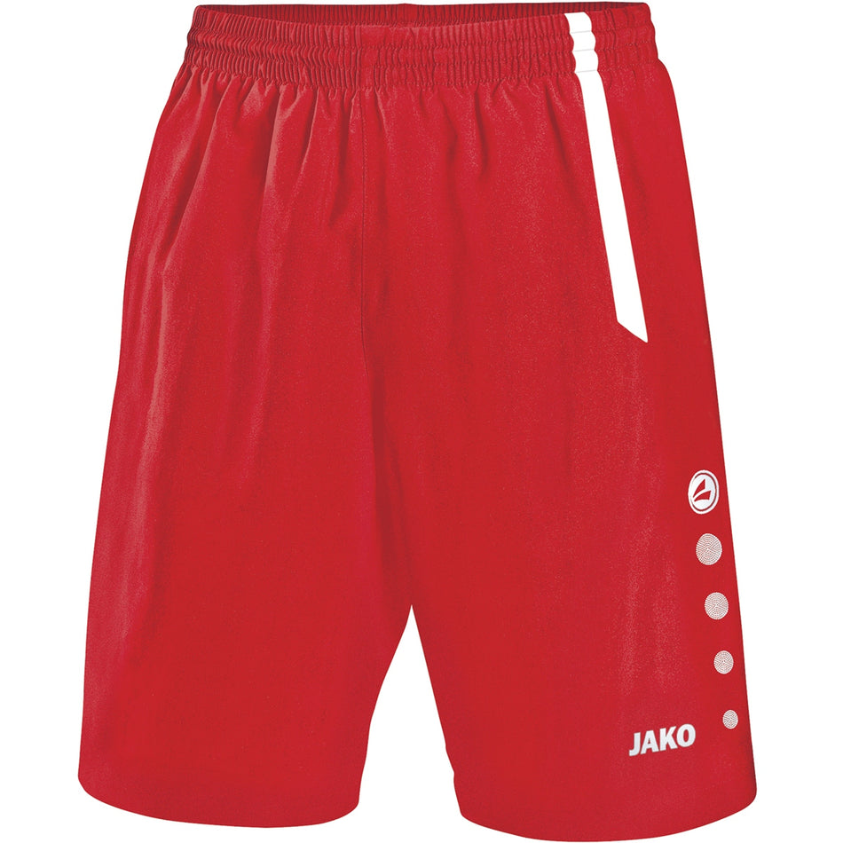 Jako - Short Turin - Sportrood/Wit