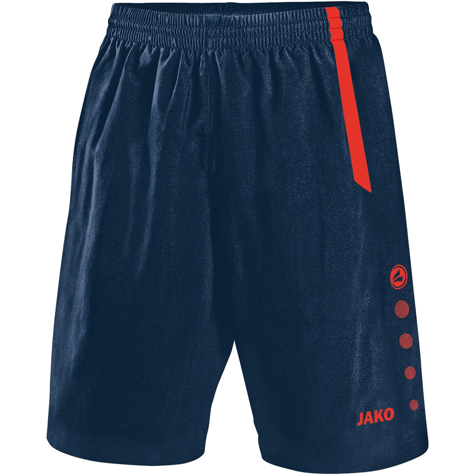 Jako - Short Turin - Navy/Flame