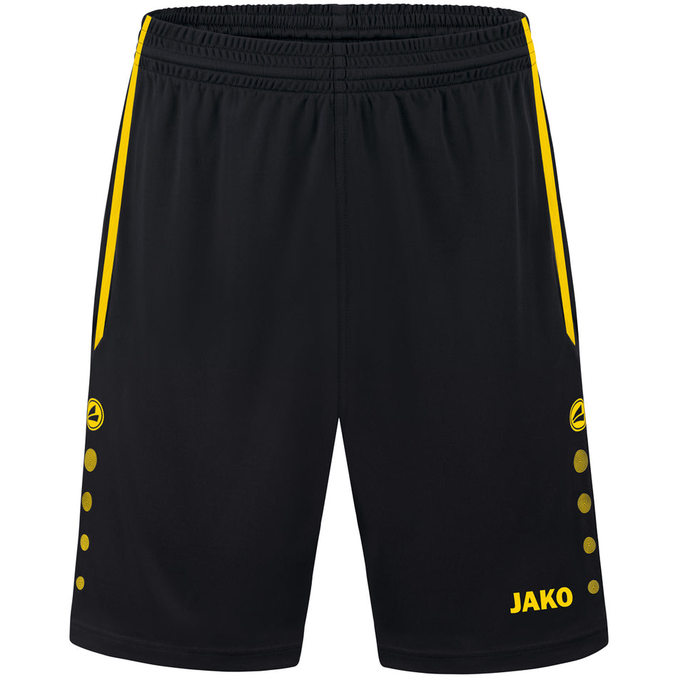 Jako - Short Allround - Zwart/Citroen