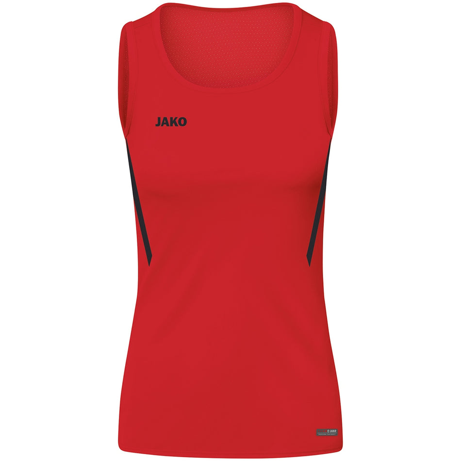 Jako - Tanktop Challenge - Rood/Zwart