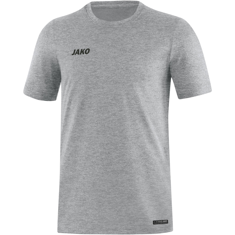 Jako - T-Shirt Premium Basics - Lichtgrijs Gemeleerd