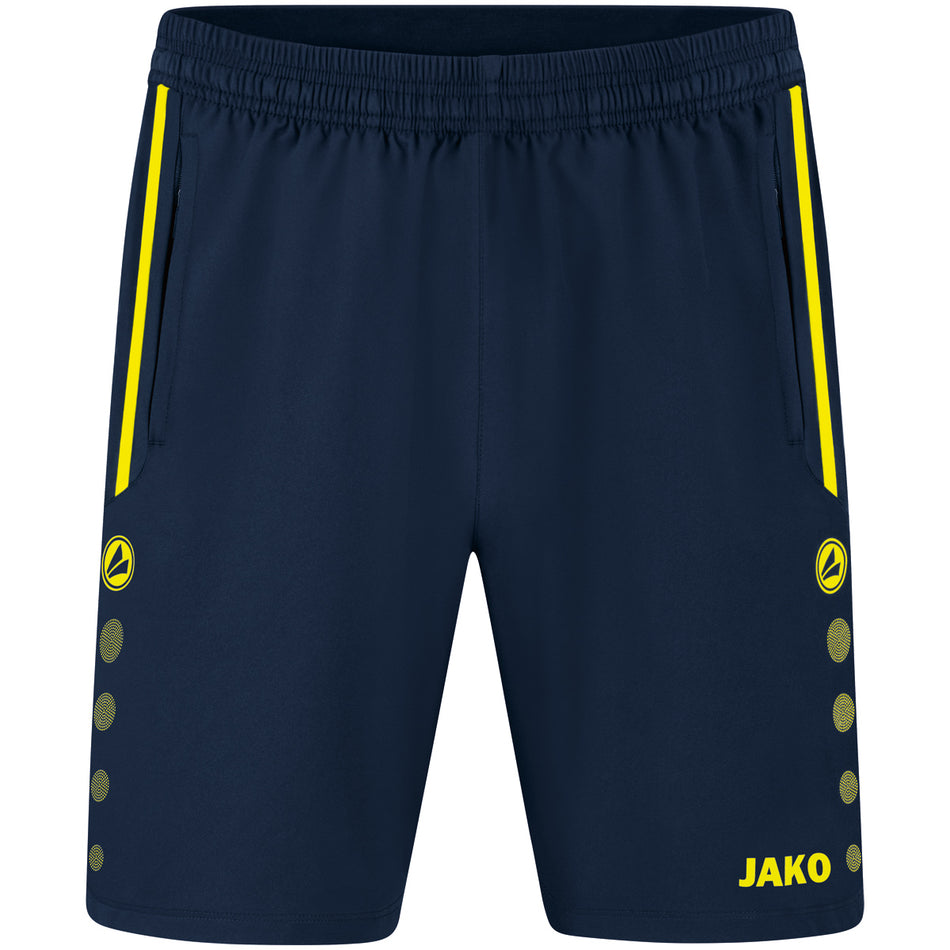 Jako - Short Allround - Marine/Fluogeel