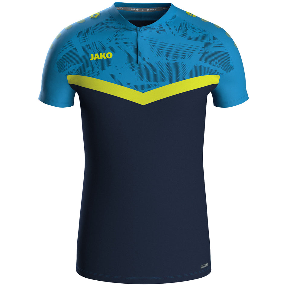 Jako - Polo Iconic - Marine Jako-Blauw/Fluogeel