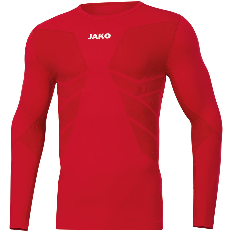 Jako - Longsleeve Comfort Gerecycled - Sportrood