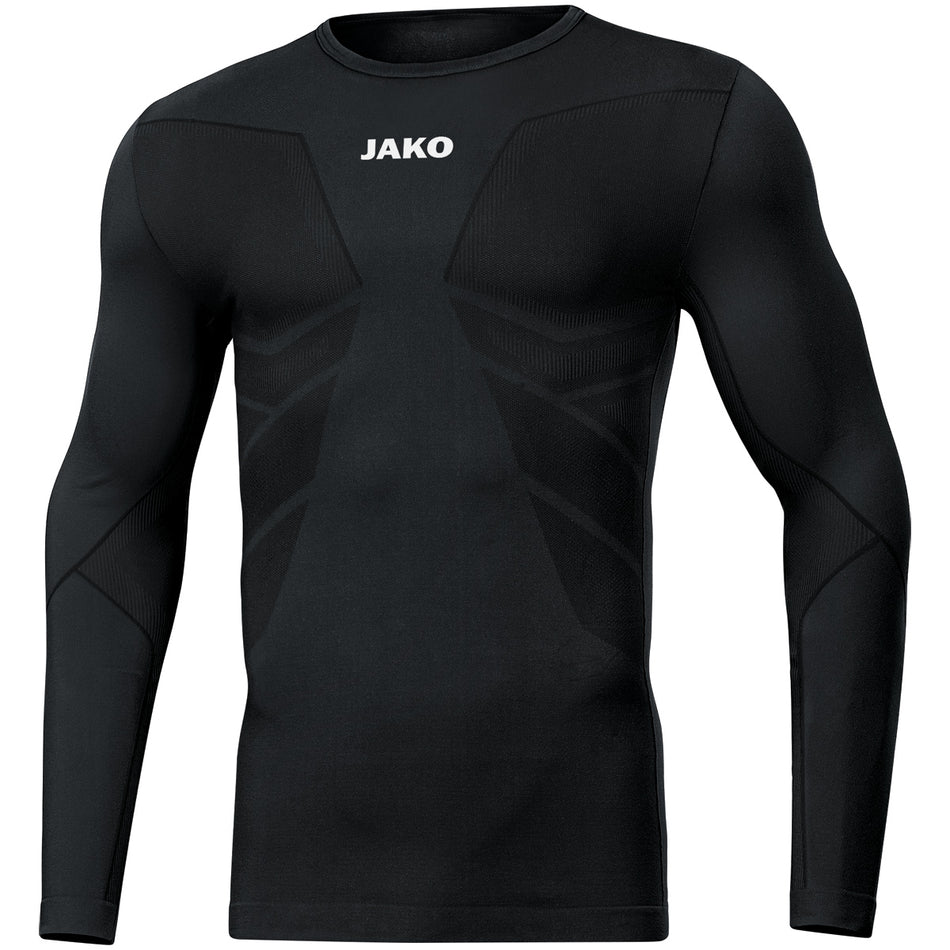 Jako - Longsleeve Comfort Gerecycled - Zwart