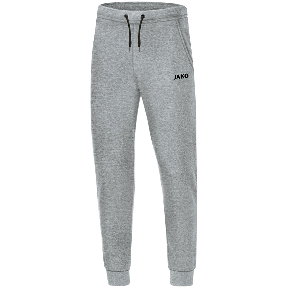 Jako - Joggingbroek Base Met Boord - Lichtgrijs Gemeleerd