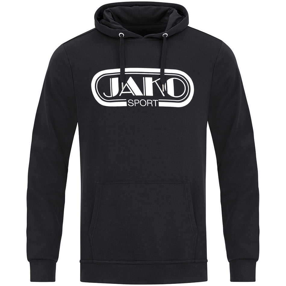 Jako - Sweater Met Kap Retro - Zwart