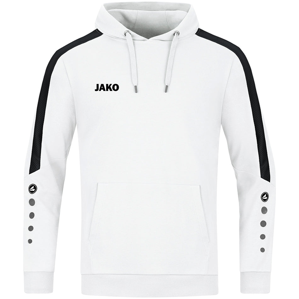 Jako - Sweater Met Kap Power - Wit