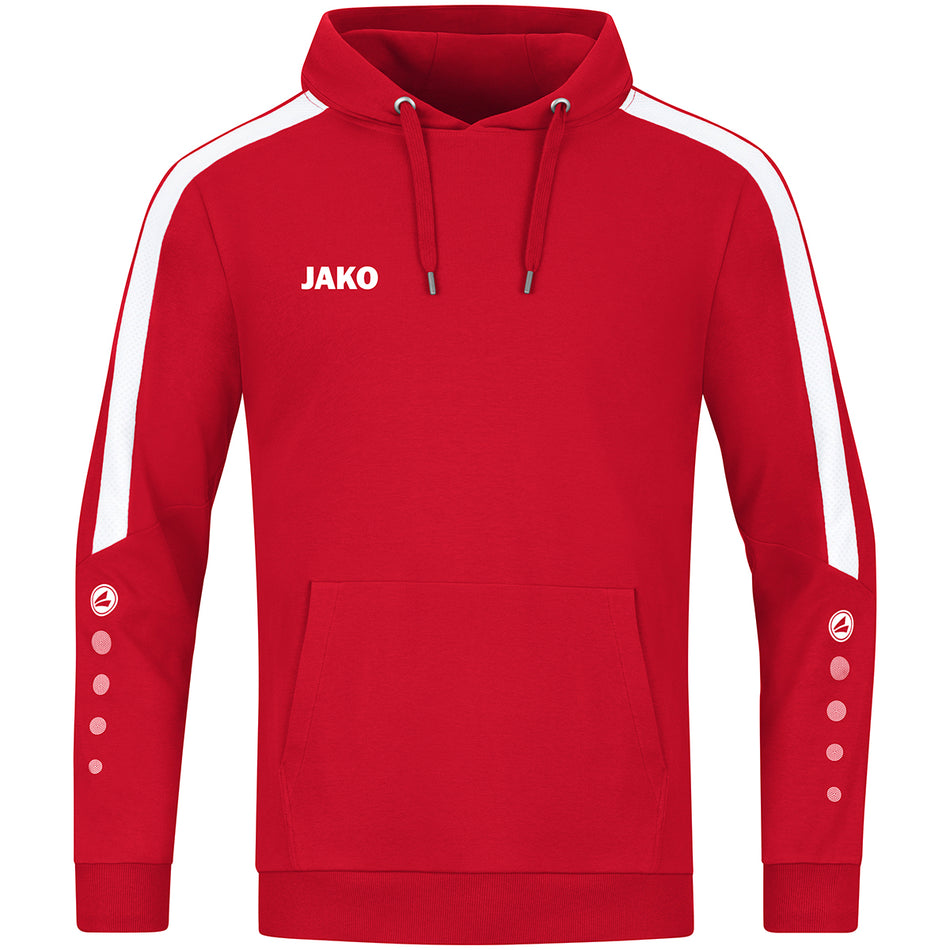 Jako - Sweater Met Kap Power - Rood