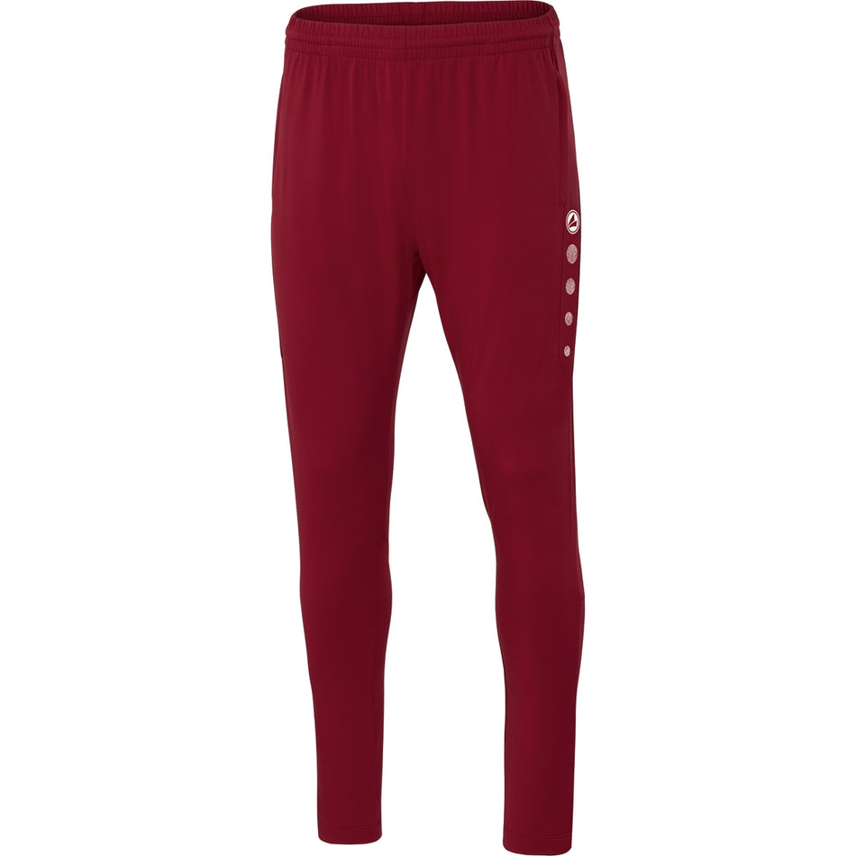 Jako - Trainingsbroek Premium - Wijnrood