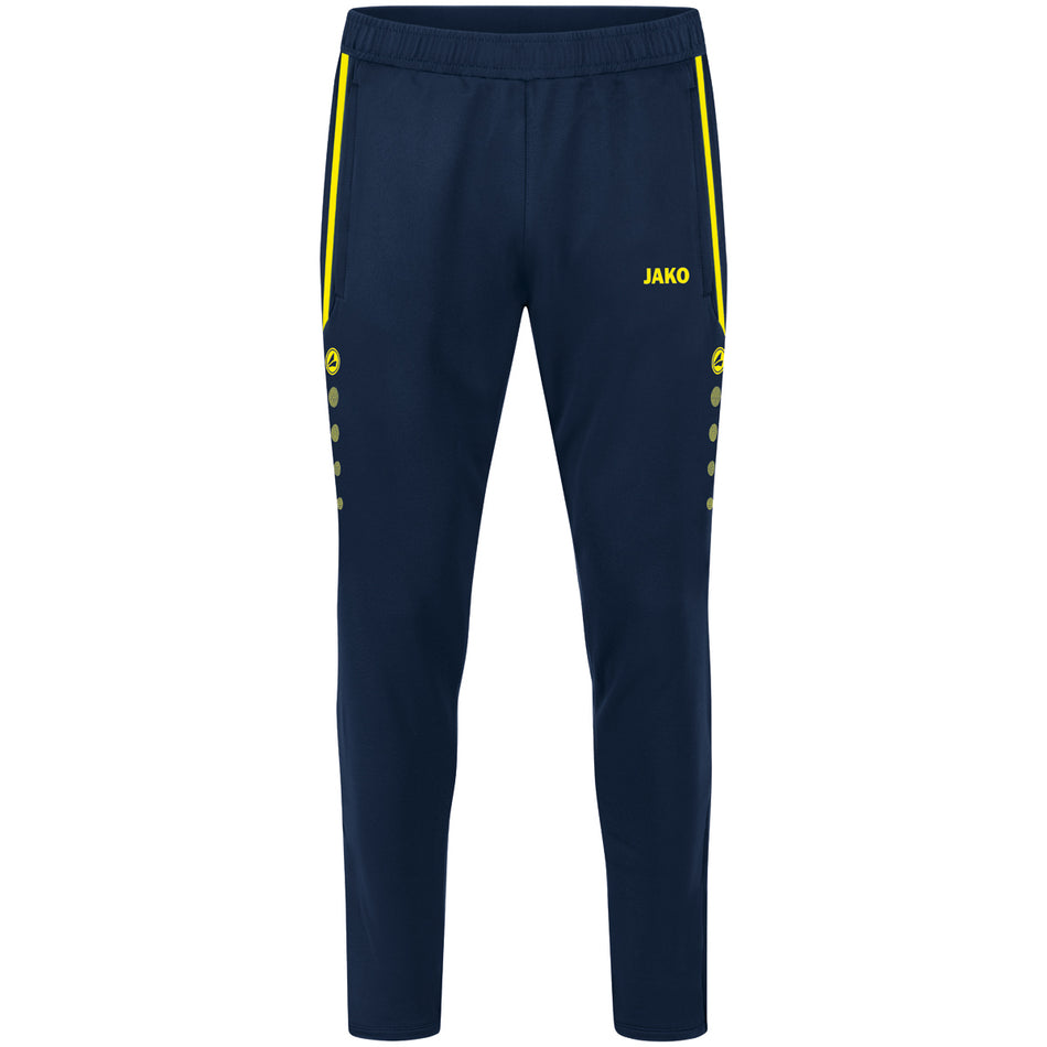 Jako - Trainingsbroek Allround - Marine/Fluogeel