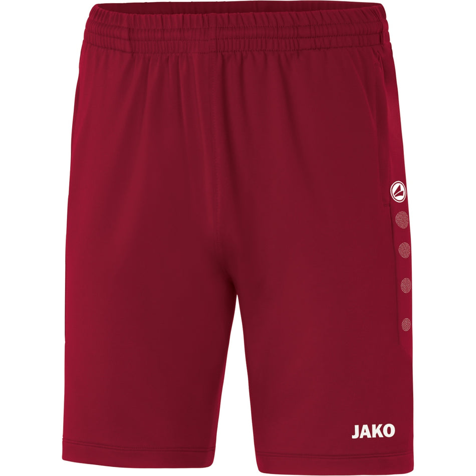 Jako - Trainingsshort Premium - Wijnrood